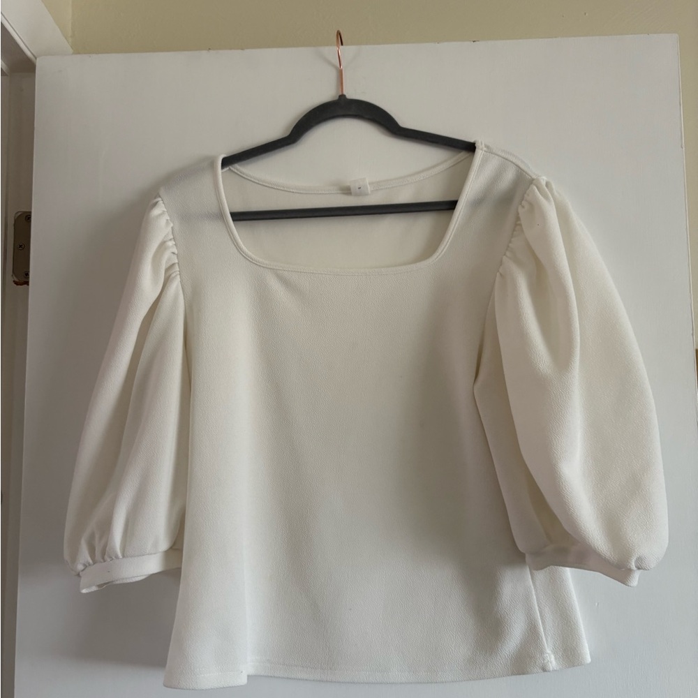 Elegant White Women's Top